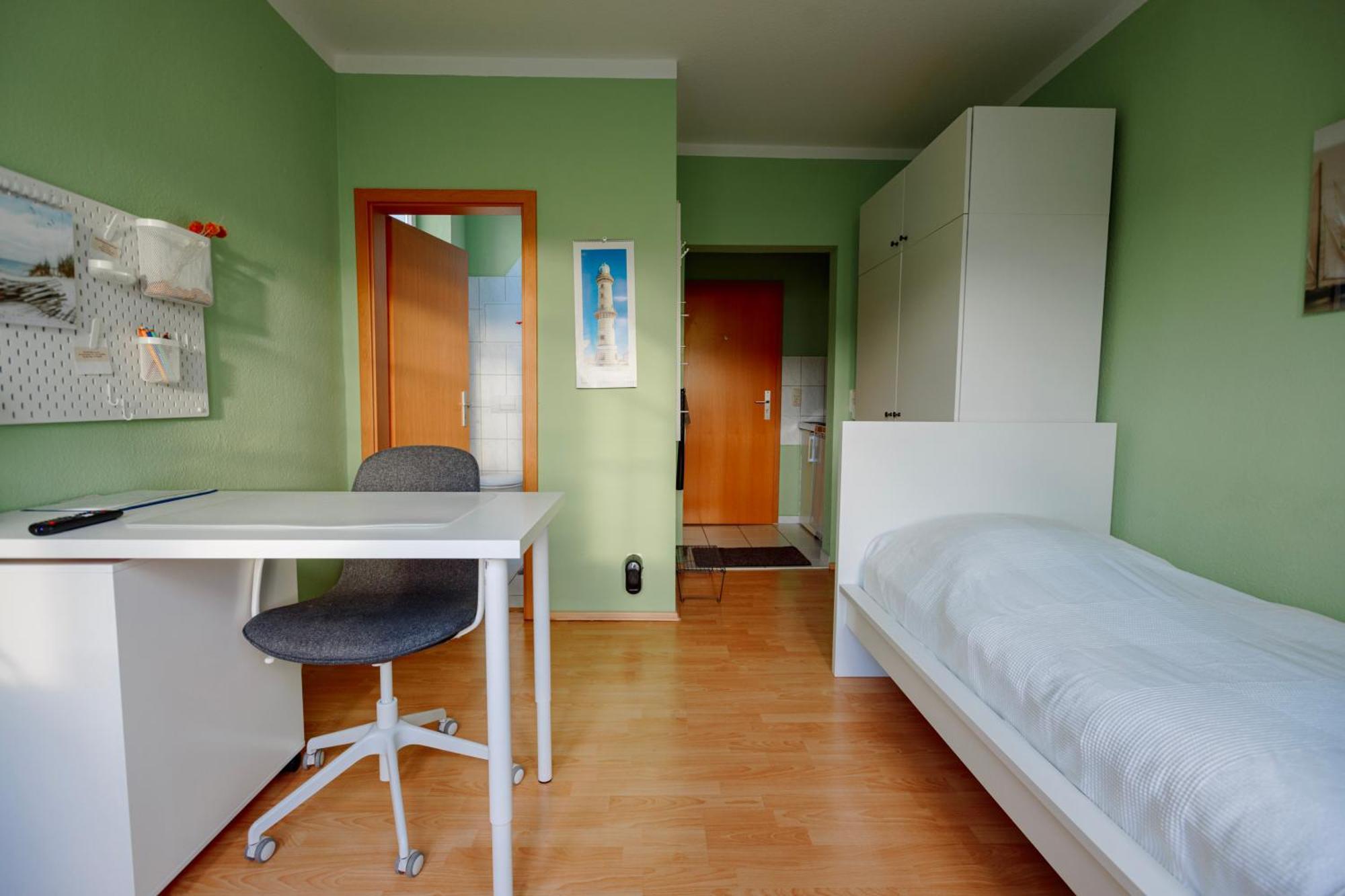 Gemuetliche Wohnung Mit Balkon Wohnung6 Росток Экстерьер фото